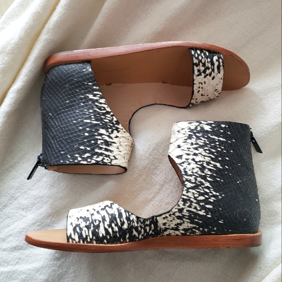 Loeffler Randall Pasha Snake Sandals - Picture 3 of 9